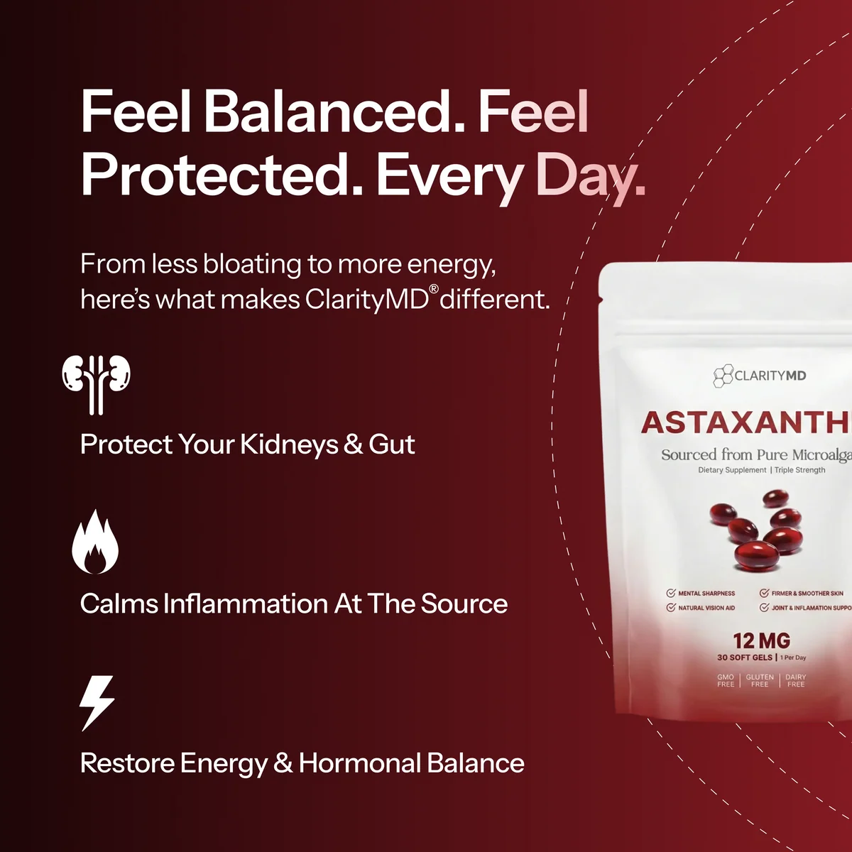 Aspired Astaxanthin antioxidant wellness support